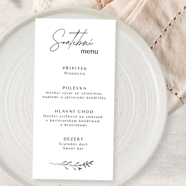 Louka minimalistická - komplet