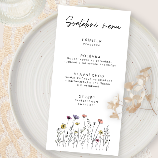 Louka kreslená - komplet