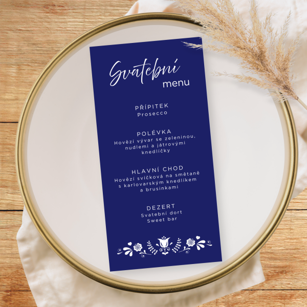 Modrotisk (var. 2) - komplet