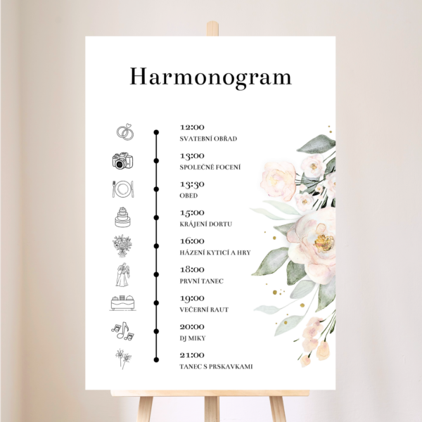 Pudrové růže (var. 2) - komplet