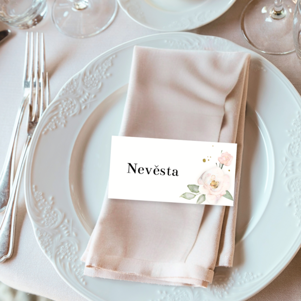 Pudrové růže (var. 2) - komplet